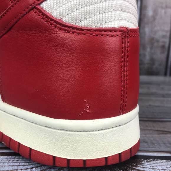 Nike Dunk High White Varsity Red - Size 9.5- 317982-162- 2009 main image 9